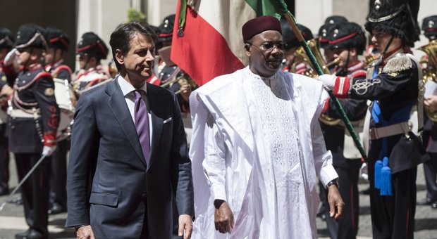 Giuseppe Conte riceve il Presidente della Repubblica del Niger Mahamadou Issoufou