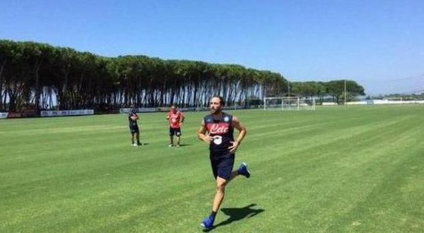 Higuain guarito: è tornato ad allenarsi con il Napoli