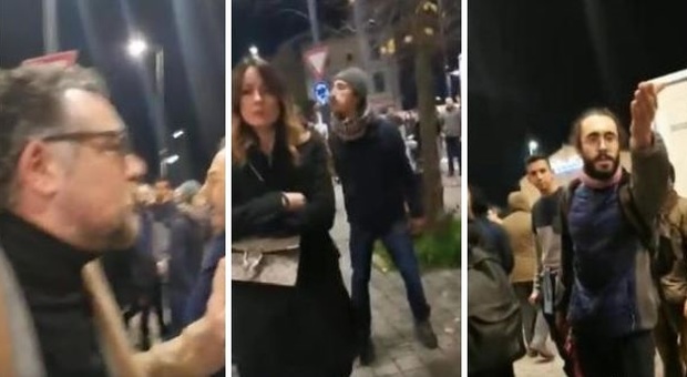 Firenze, sindaco di Massa: «Io e l'assessore aggrediti con sputi e spintoni da anti-Salvini» Video
