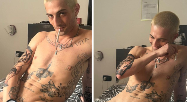 Damiano dei Maneskin nudo su Instagram: «Il tour è finito, ora fumerò canne tutto il giorno»