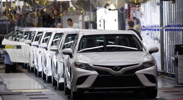 Una fabbrica Toyota in Cina