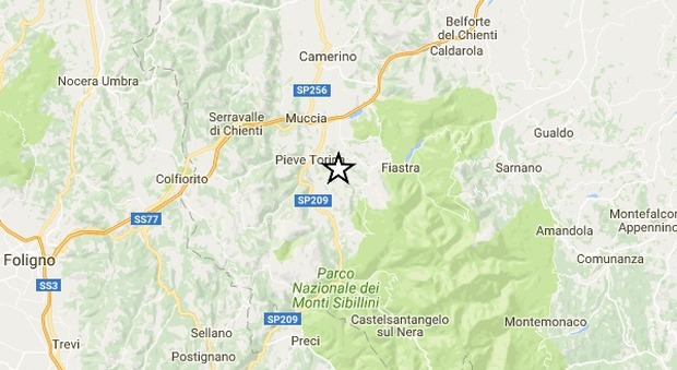 Terremoto di 3.5 in provincia di Macerata