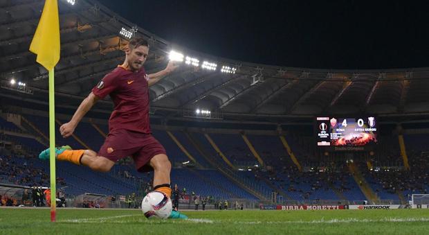 Roma-Astra, le pagelle dei giallorossi: Iturbe generoso, Totti non segna ma regala spettacolo