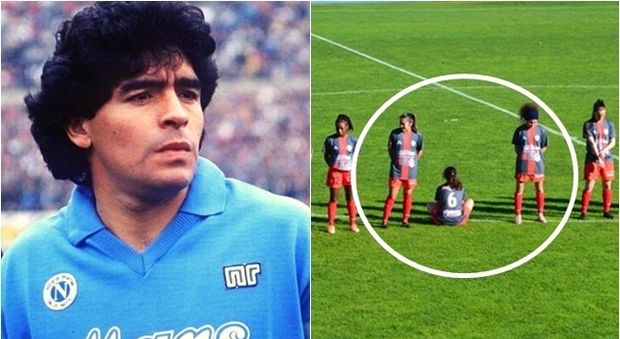Maradona, calciatrice rifiuta il minuto di silenzio: «Era uno stupratore»