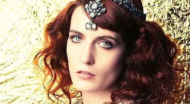 Florence Welch foto da Marie Claire