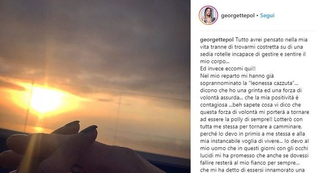 Georgette Polizzi, peggiorano le condizioni della stilista: «Costretta su di una sedia rotelle incapace di gestire e sentire il mio corpo»