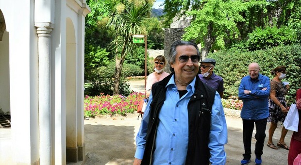 Riccardo Muti a spasso per Ravello: «Un posto unico al mondo!»
