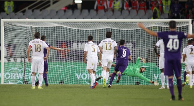 La Fiorentina si ferma sul palo, Milan pari e rabbia. Ilicic sbaglia un rigore, i rossoneri ne chiedono uno