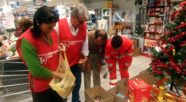 Ordine di Malta, raccolta alimentare in alcuni supermercati per aiutare centinaia di famiglie