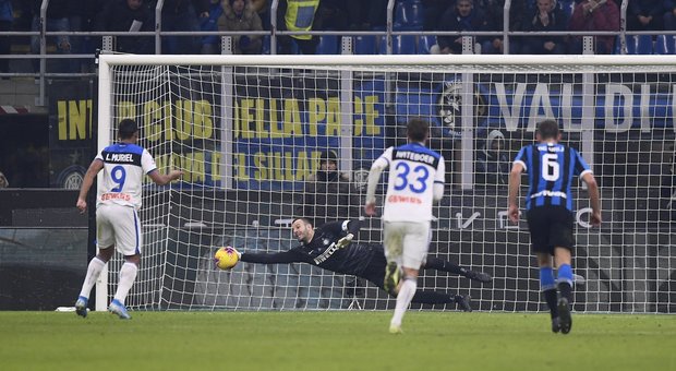 Inter-Atalanta, i voti: Handanovic salva i nerazzurri, Muriel spreca il rigore