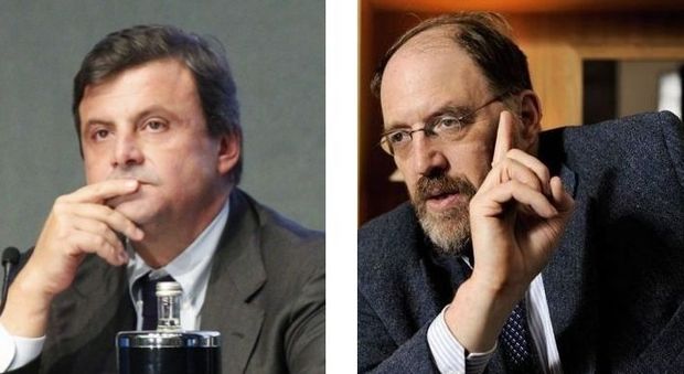 Carlo Calenda e James Kenneth Galbraith Carlo Calenda e James Kenneth Galbraith