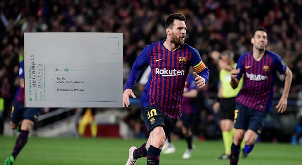 «Messi, vieni a votare a Recanati» e l'Anagrafe gli invia la cartolina