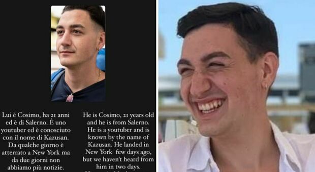 Youtuber italiano scomparso da 2 giorni a New York. Il giallo della telefonata: al cellulare ha risposto uno sconosciuto