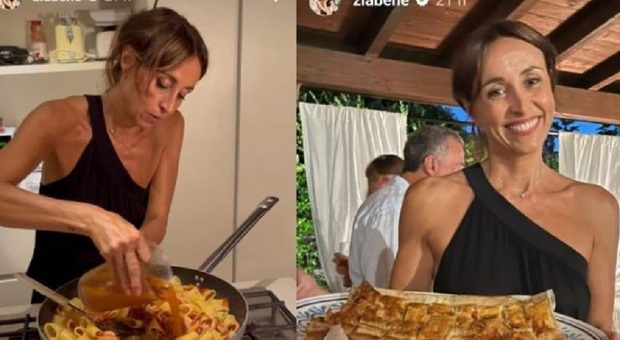 Benedetta Parodi cucina anche in vacanza. I fan sui social: «È visibilmente stanca, fatela riposare»