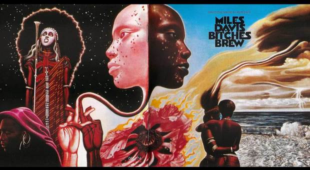 Miles Davis, copertina "Bitches brew"