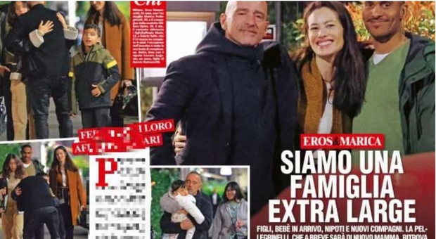 Eros Ramazzotti e Marica Pellegrinelli, famiglia allargata: lei presenta il nuovo fidanzato William al compleanno del figlio