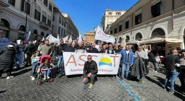 Dal Veneto a Roma la protesta dei balneari