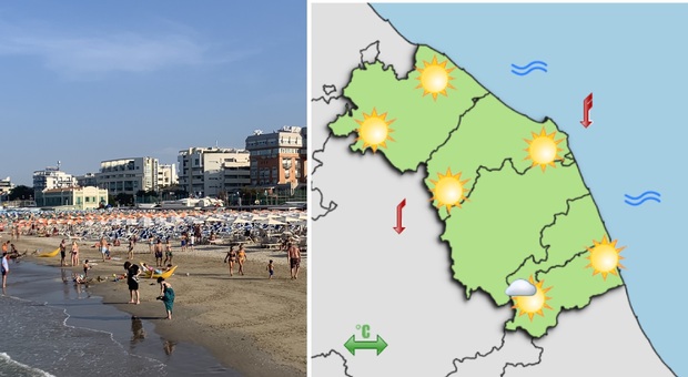 Finalmente il sereno sulle Marche: primo week end "da spiaggia" con le temperature in salita. Guarda le previsioni