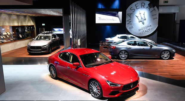 Lo stand Maserati al salone di Francoforte