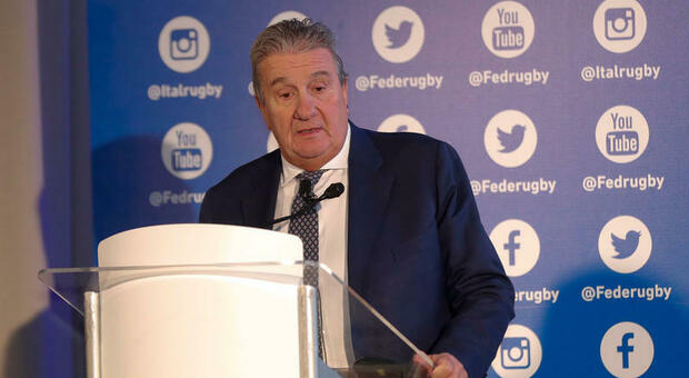 Il presidente della Federazione italiana rugby Alfredo Gavazzi