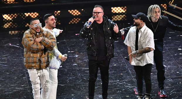 Sanremo, Gigi D'Alessio spopola coi rapper napoletani: «Amadeus, grazie per aver fatto il festival»