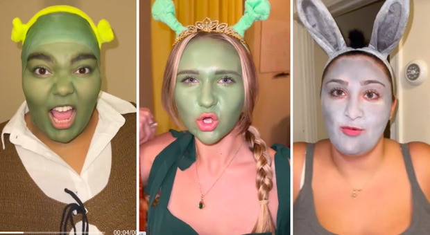Le tiktoker si travestono da personaggi di Shrek per Halloween: «L'unica notte in cui le donne possono permettersi di essere brutte»