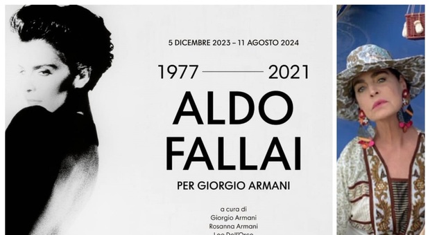 Il manifesto della mostra a Milano e Antonia Dell'Atte