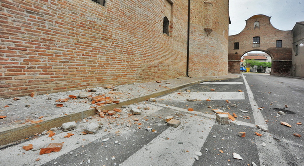 I dann nel Polesine durante il terremoto in Emilia
