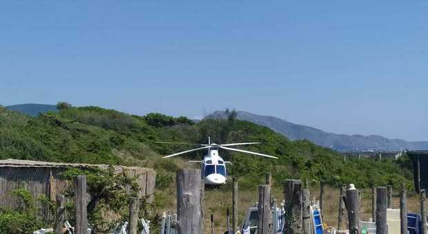 Rocambolesco atterraggio di Pegaso 44 per soccorrere un minore sulla spiaggia di Capratica a Fondi