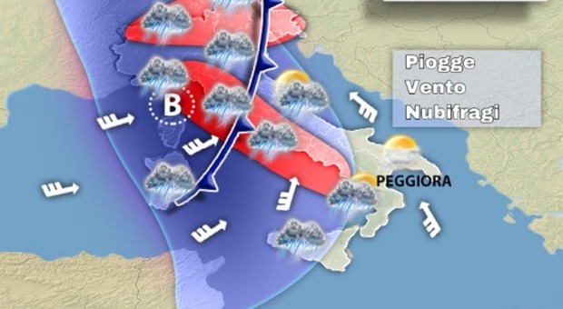 Meteo, allerta maltempo in Veneto e Campania. Sicilia dirama stato di calamità naturale