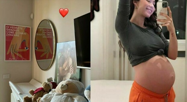 Aurora Ramazzotti e la foto della cameretta del bambino in arrivo, il dettaglio che fa infuriare i fan: «Così non va bene»