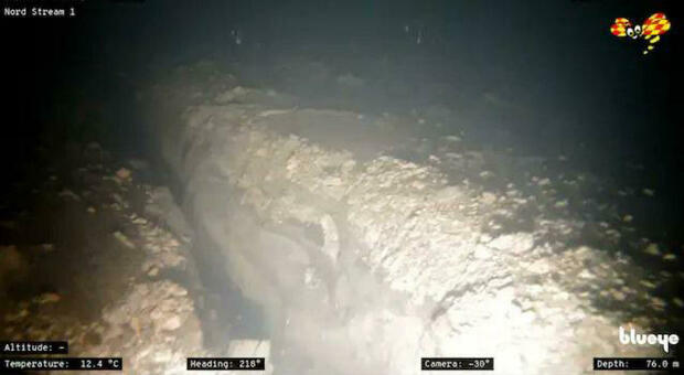 Nord Stream, il gasdotto danneggiato da «potenti esplosioni»: le prime immagini del drone sottomarino