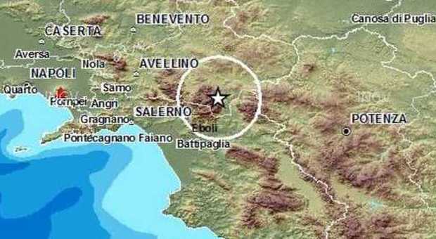 Terremoto, scossa di 3.1 in Irpinia: "Epicentro tra Avellino e Salerno a 14.2 km di profondità"