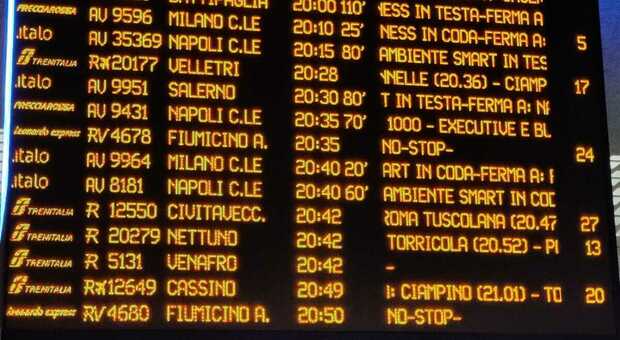 Alta velocità, guasto a Firenze: ritardi e linee ferroviarie in tilt, passeggeri bloccati sui treni