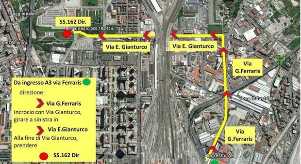 Autostrada Napoli-Salerno, i lavori: mappa cantieri e percorsi alternativi