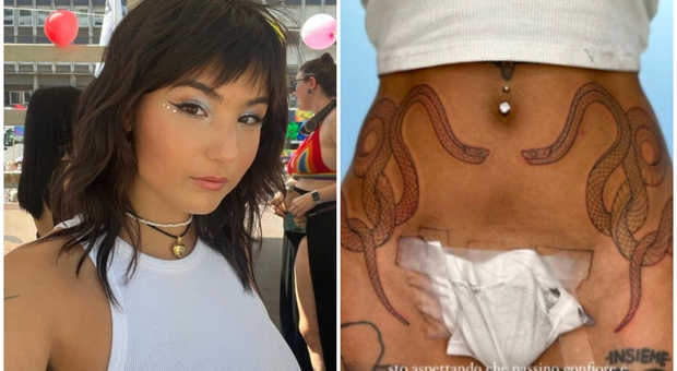 Giorgia Soleri e il tatuaggio choc: «Ecco le mie serpi di Falloppio»