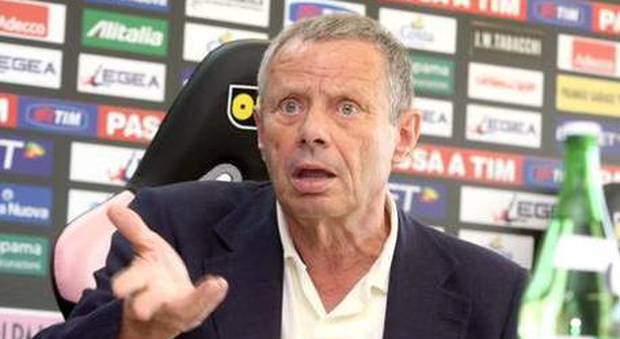 Palermo, Zamparini attacca: «A Frosinone arbitro incapace»