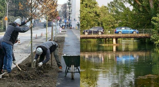 I CANTIERI Da viale Battisti a Ponte Ottavi, riprendono a tutto gas i lavori per completare le opere pubbliche