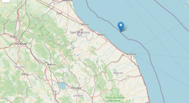 Terremoto nelle Marche, altra scossa di magnitudo 3.9 poco prima delle 22