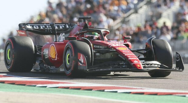 Chales Leclerc con la Ferrari ha conquistato la pole position ad Austin