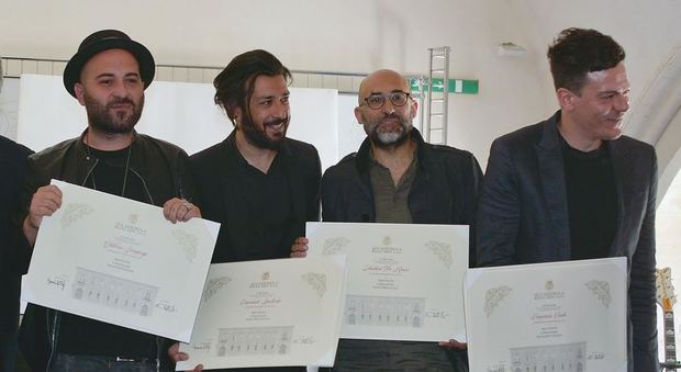Accademia di Belle Arti diplomi honoris causa ai Negramaro, Pignatelli, Caputo e Massari