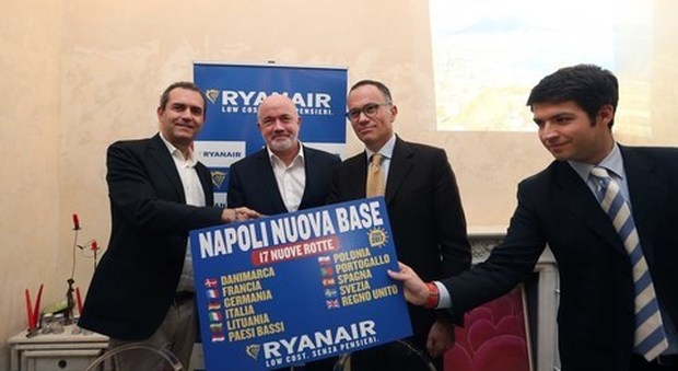 Ryanair fa rotta su Napoli, 750 posti di lavoro