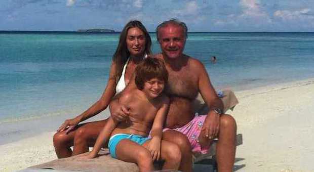 Jerry Calà alle Maldive con la famiglia