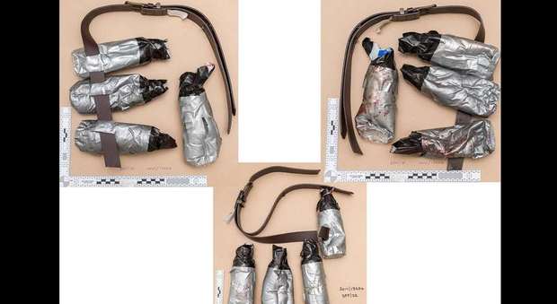 Londra, le finte cinture esplosive dei terroristi: bottiglie e adesivo