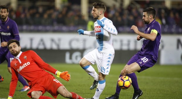 Fiorentina-Napoli, Mertens: «Segno tanti gol? Non avevo mai giocato di seguito»