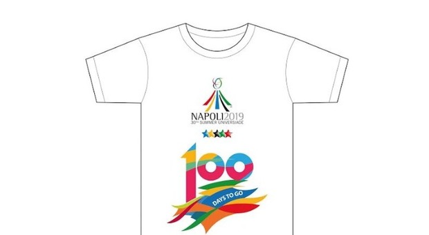 Universiadi, la maglia dei 100 giorni per promuovere l'evento di luglio