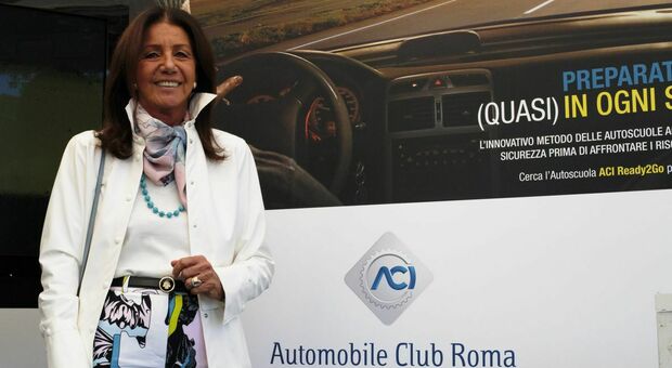 Giuseppina Fusco, presidente dell’Automobile Club Roma, e vice presidente ACI