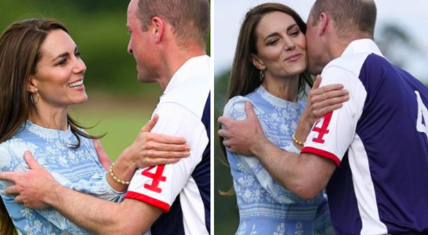 William e Kate non rispettano le regole reali: baci e abbracci in pubblico