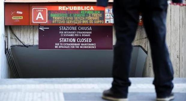 Roma, l'Atac: «Fermata metro Repubblica riapre il 18 giugno»