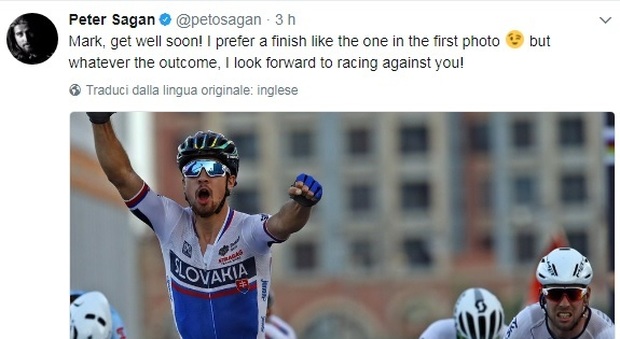 Sagan e Cavendish fanno pace via Twitter